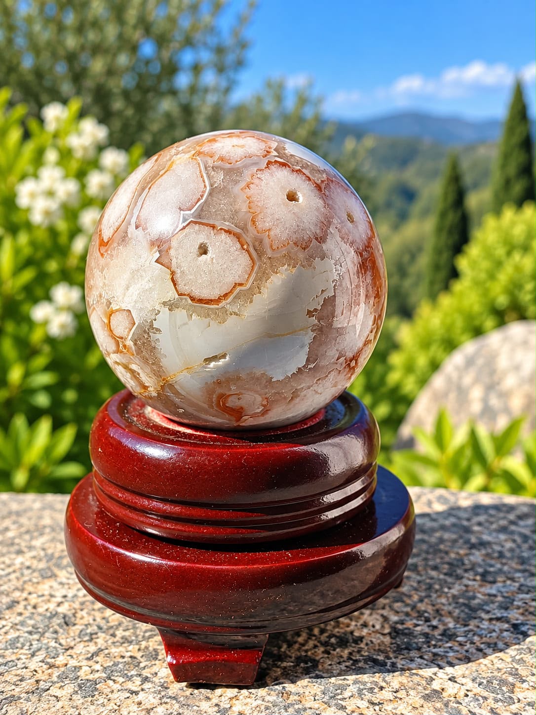 Sfera Agata Sakura - immagine 5