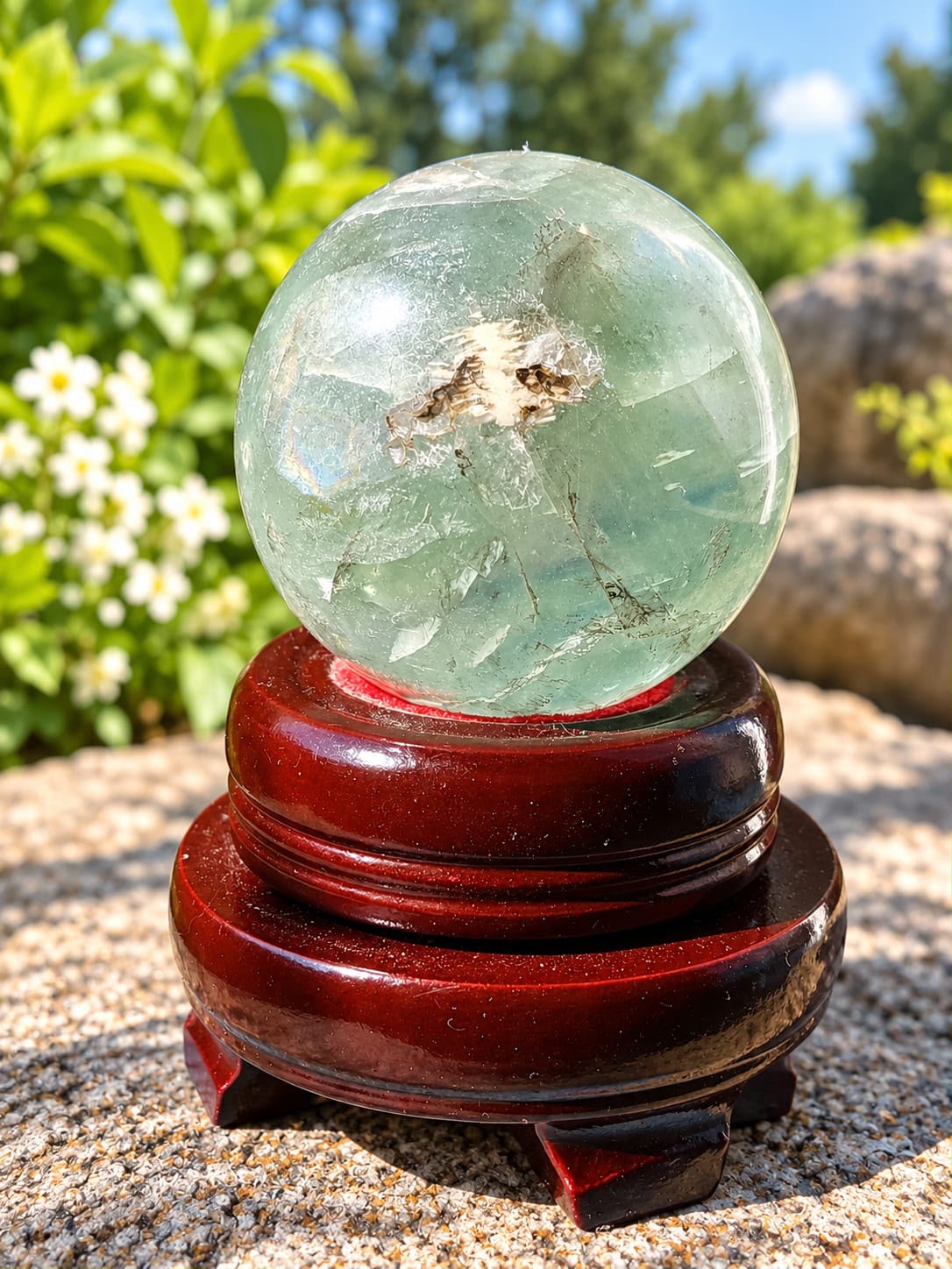 Sfera Fluorite Verde - immagine 2