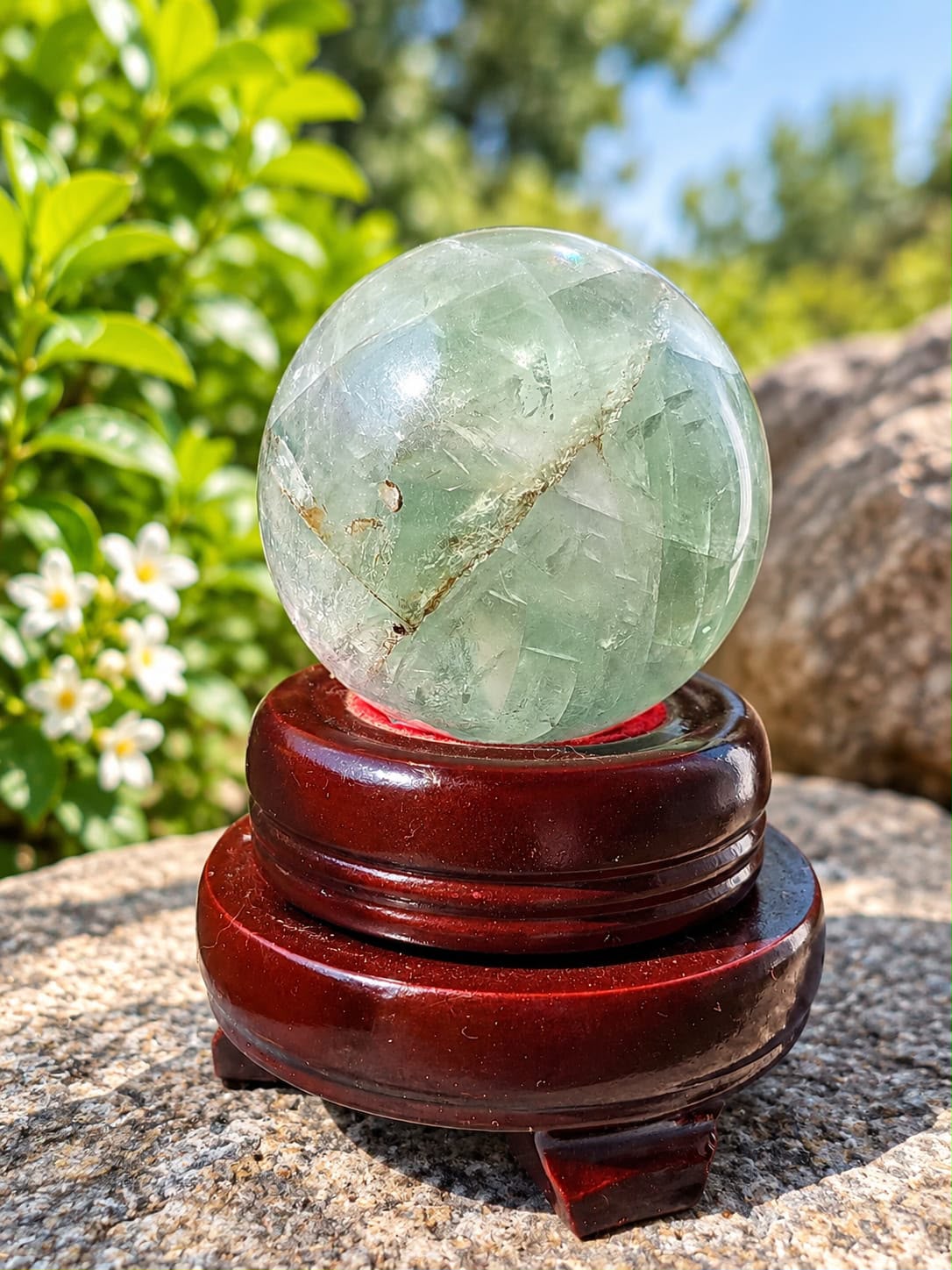Sfera Fluorite Verde - immagine 3