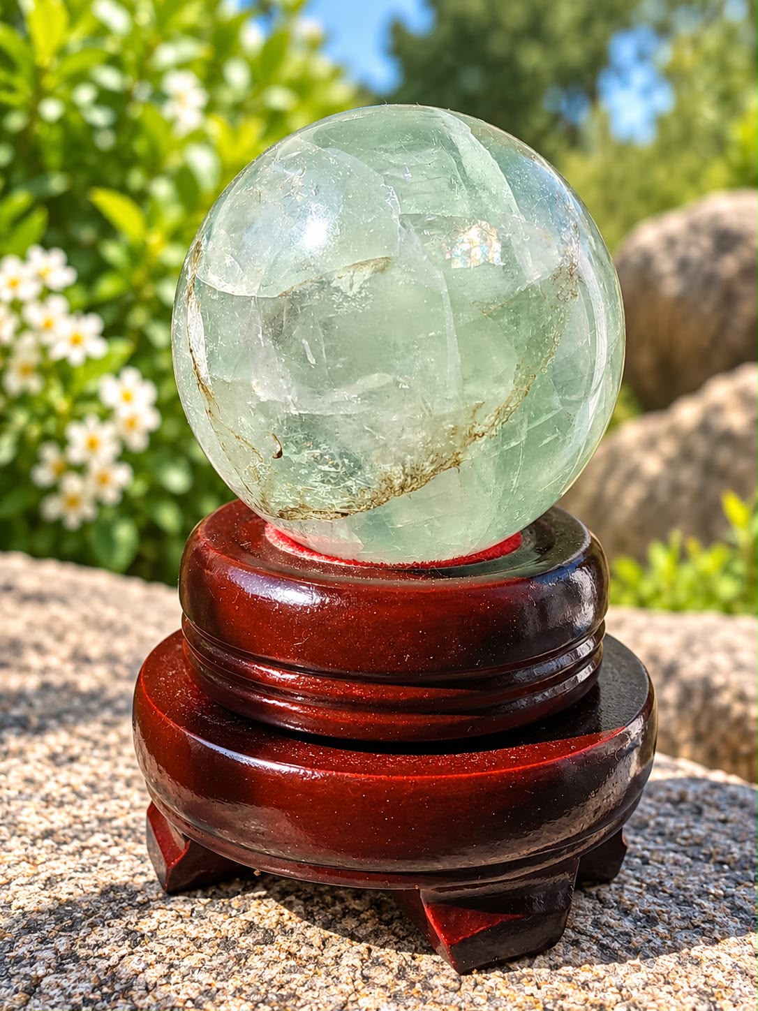 Sfera Fluorite Verde