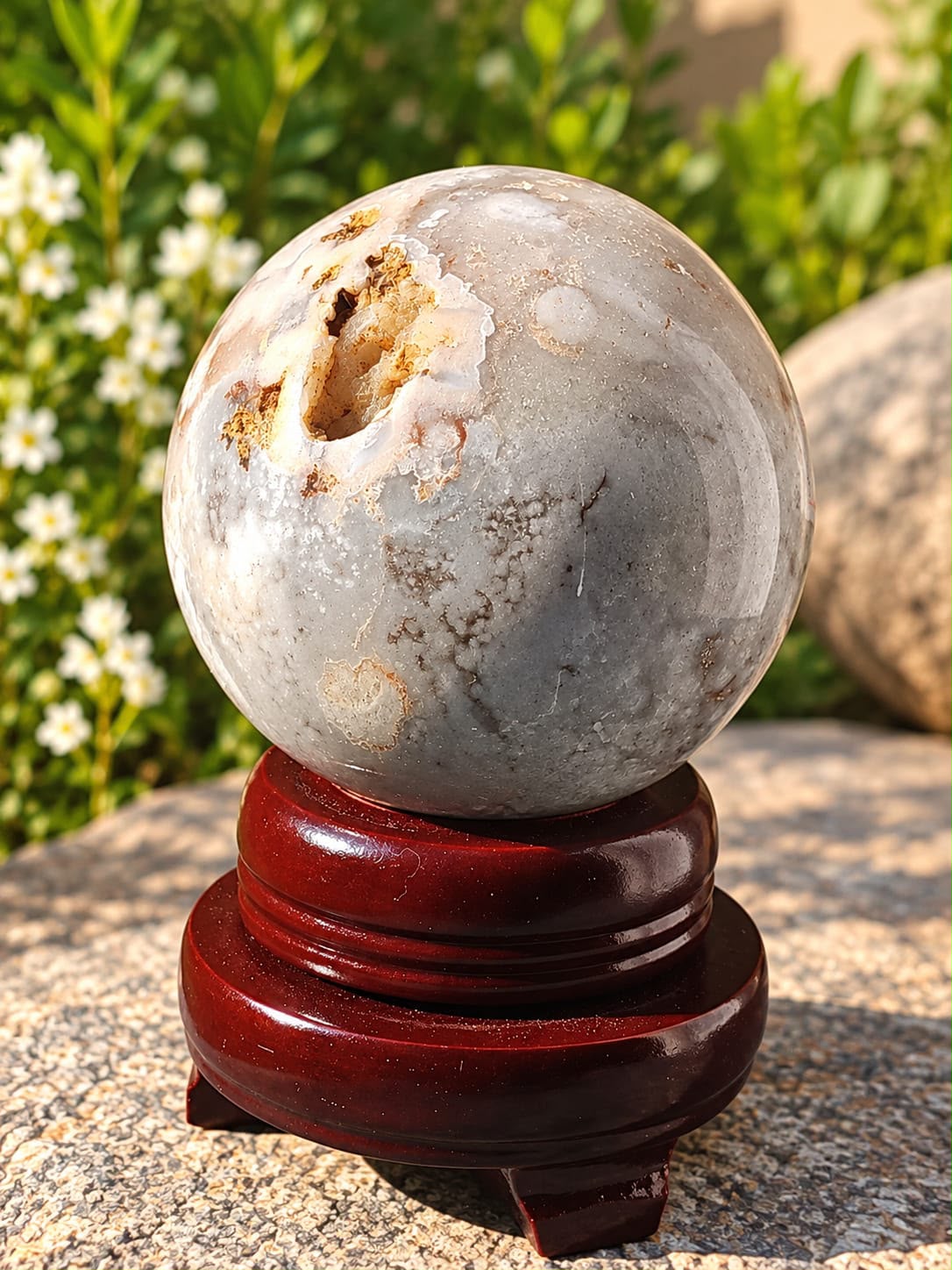 Sfera Agata Sakura - immagine 3
