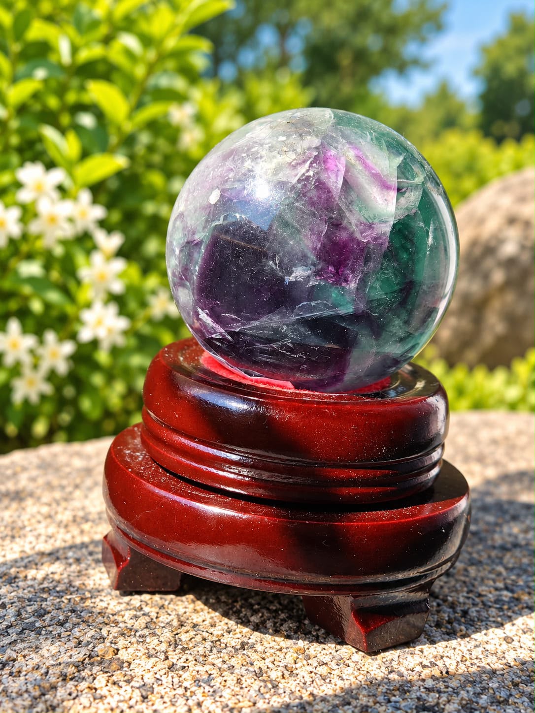 Sfera Fluorite Verde