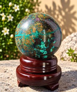 Alternative view of Sfera Malachite Azzurrite