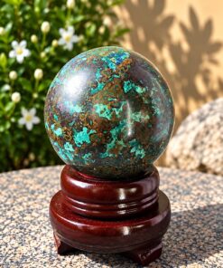 Sfera Malachite Azzurrite - immagine 4