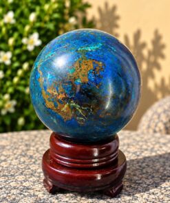 Alternative view of Sfera Malachite Azzurrite
