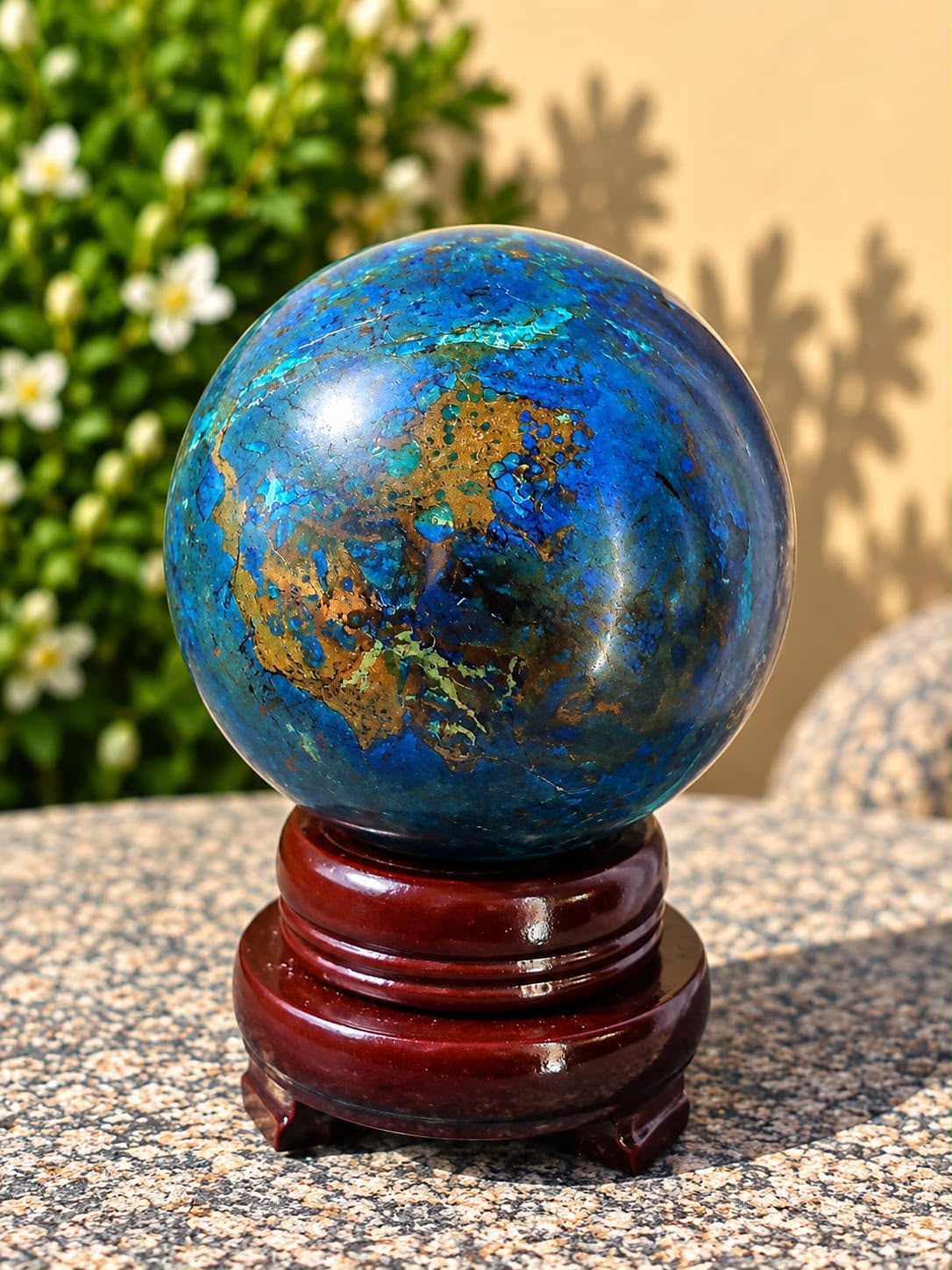 Sfera Malachite Azzurrite - immagine 2