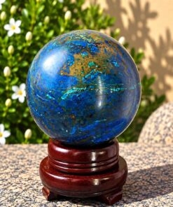 Sfera Malachite Azzurrite - immagine 3