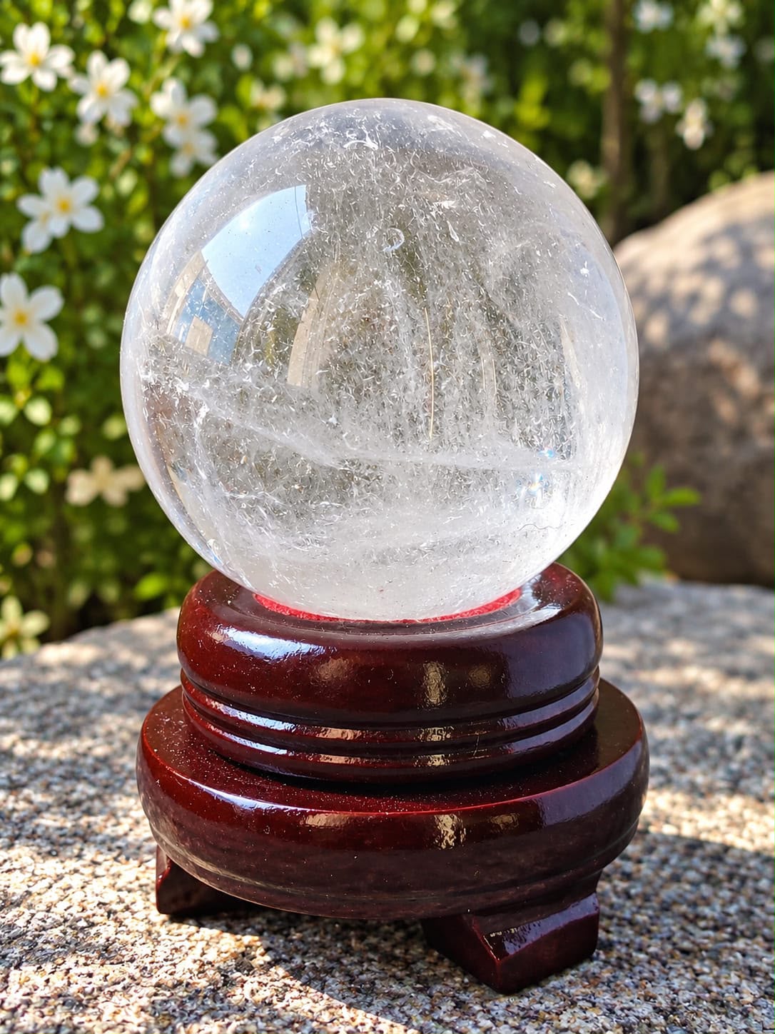 Sfera Quarzo Ialino - immagine 3