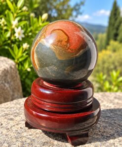 Sfera diaspro Policromo gr 181 dm 5,1