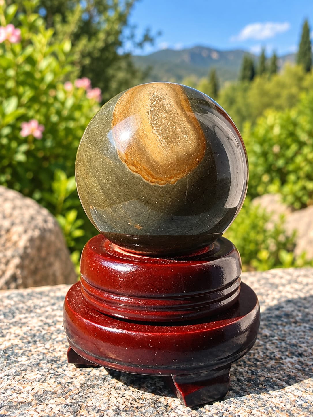Sfera diaspro Policromo gr 181 dm 5,1 - immagine 4